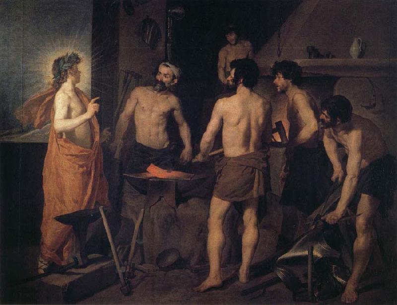 Diego Velazquez Forge of Vulcan oil painting image